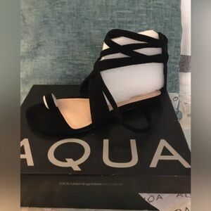 NEW Black Strappy Women's Sandals size 7.5